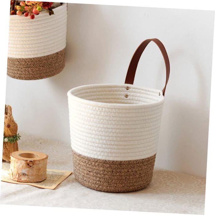 Panier à Fruits Suspendu à 3 Niveaux, Panier à Fruits En Macramé Avec Pompon, Panier Mural En Corde De Coton Tissé, Cintre à Légumes Pour La Cuisine