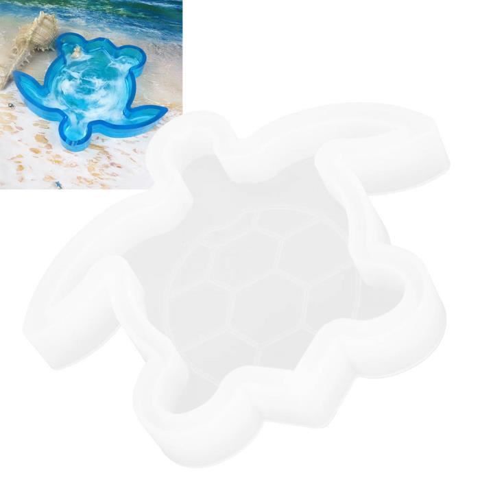 6 Pièces Moule Silicone Tortue Rose - Moule à Gâteau Réutilisable Pour Chocolat, Bonbons, Savon, Argile Et Décoration