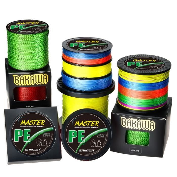 Ligne Berkley PE 300m 1,2/15lb tous les 10m couleur nanofil ligne de pêche
