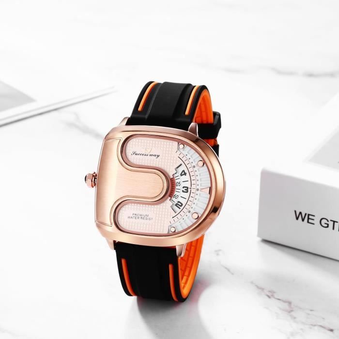 Montre Homme Cr ative Fantaisie Sans Aiguille Montre Homme