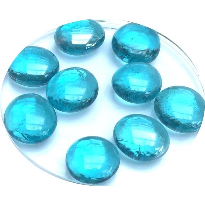 MesBilles - 20 Billes plates Bleu Clair - Bille forme en verre 16 mm par  MesBilles - Cdiscount Jeux - Jouets
