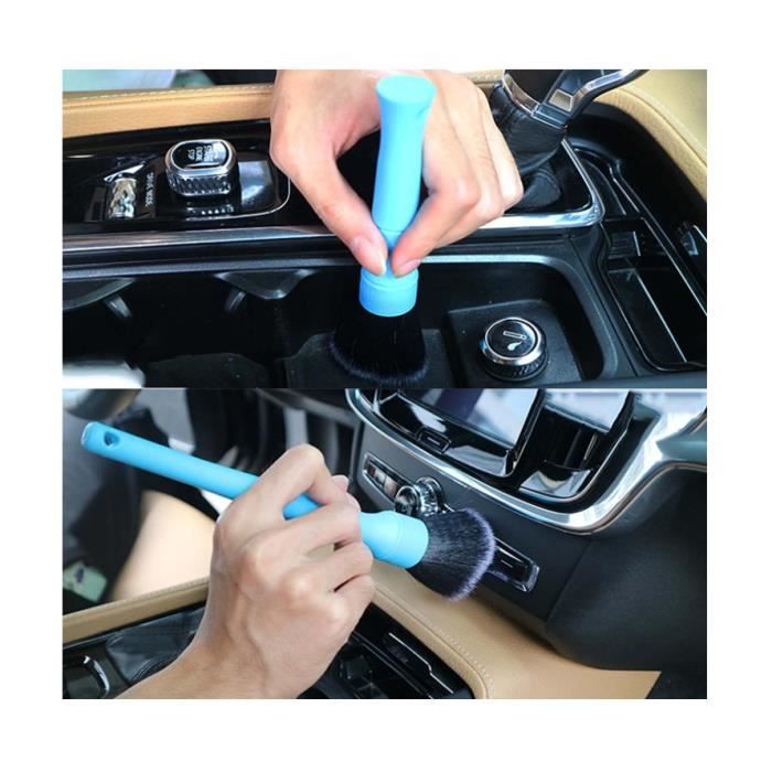 Pinceau De Détail Voiture Pinceau Nettoyage Voiture Exterieur Kit Pinceau Et Brosse Nettoyage Voiture Pour La Voiture Moto Roues De - Auto