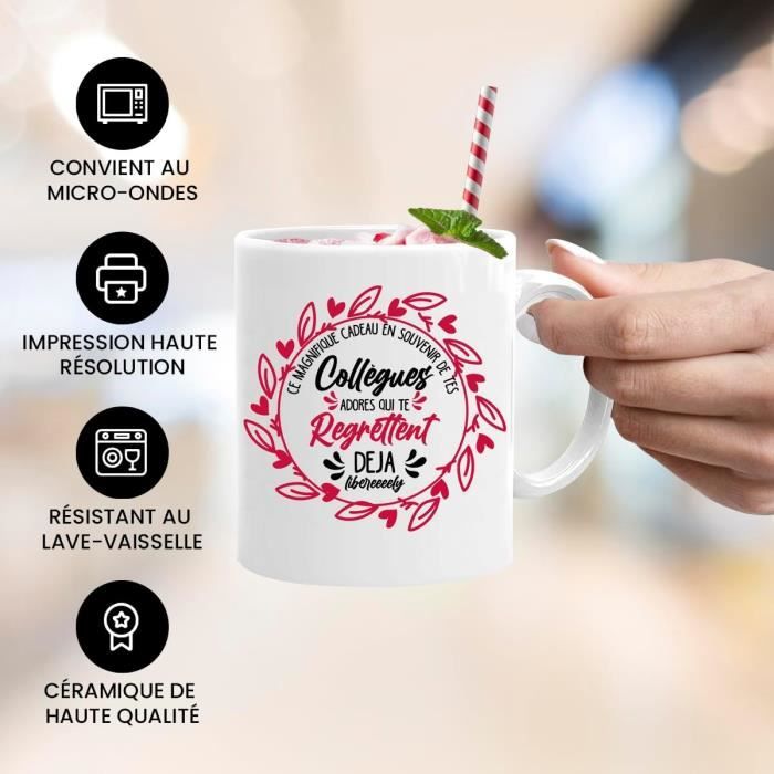 Idee Cadeau Depart Collegue Mug Cadeau Collègue De Travail Tasse Travail Départ Collègue
