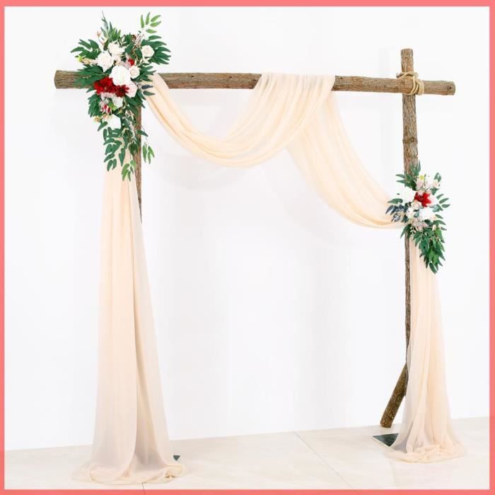 HURRISE Draperie d'arche de mariage Draperie d'arc de mariage