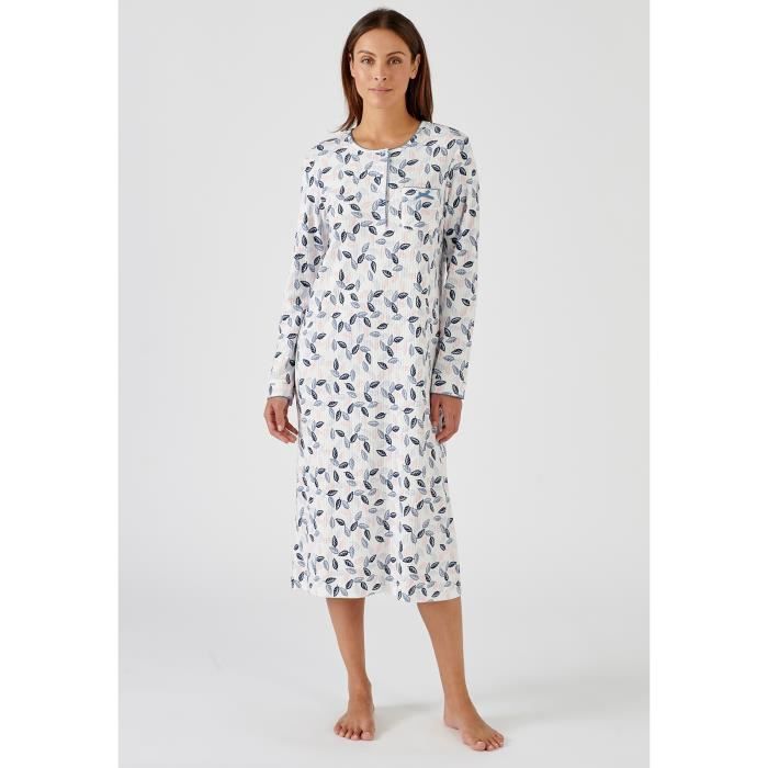 Chemise de nuit Damart Chemise de nuit maille interlock