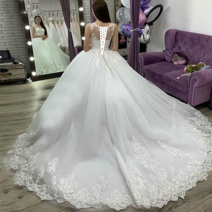 Dentelle blanche pour robe de mariée outlet