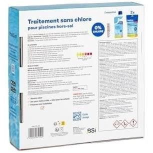 BSI PooLSan Recharge Sans Chlore 400g - Régénérateur Piscine Et Spa Pour Une Désinfection Naturelle Et Efficace