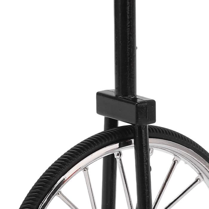 Emoshayoga Mini Monocycle En Alliage - Modèle Réaliste 14 Cm Avec Support - Déco De Bureau, Voiture Ou étagère