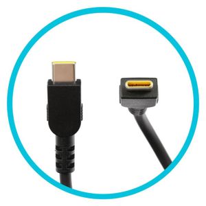 Chargeur Dock USB-C Pour Lenovo 65W - Modèle 40AU - Alimentation Et Ports - Neuf Avec Garantie 3 Mois