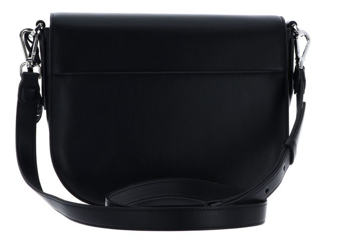Sac à Bandoulière BOSS Numah Saddle Bag En Cuir - Noir - Format Compact Élégant
