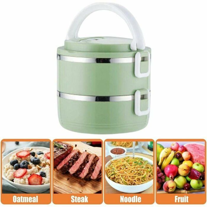 Thermos Alimentaire 500 Ml En Acier Inoxydable - Garde Le Chaud 12h, Le Froid 24h - Pour école, Bureau, Camping