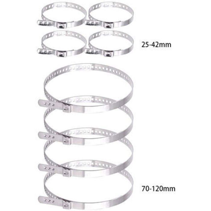 NOLUXA Lot de 10 Pinces et Colliers de Serrage, Pince Colliers Cardan NOLUXA Lot de 10 Pinces et Colliers de Serrage, Pince Colliers Cardan