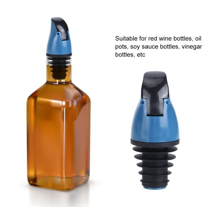 10 Becs Verseurs Réutilisables Pour Bouteilles - Huile, Vinaigre Ou Alcool | Bouchon Refermable Anti-Goutte