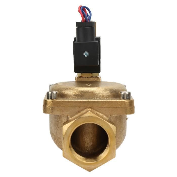 Électrovanne 230V AC EXLECO - Laiton G3/4, DN20, 0-10 Bar - Pour Eau