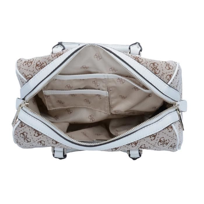 Sac main Guess Vintage Box Satchel Blanc Achat Vente Sac