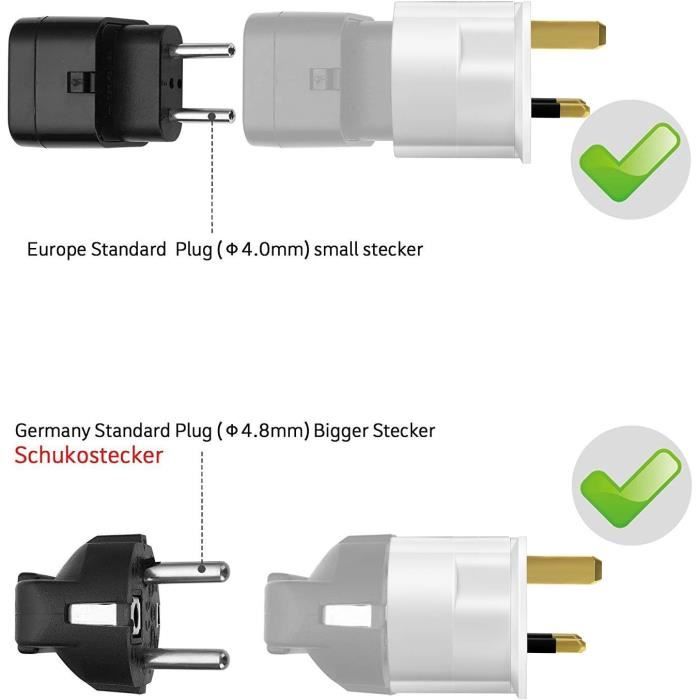 Adaptateur Secteur HAMA Monde Vers France - Electro Dépôt - Foto 10