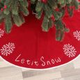 1 PC Jupe d'arbre de Noël Mode Décoratif Sapin de Fournitures Tree boule de noel - decoration de sapin decoration de noel-3
