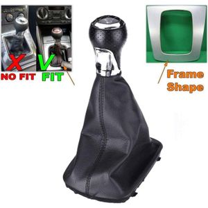 Pommeau De Levier De Vitesses VW Passat B5 4Motion - Bois Avec Guêtre Cuir Noir - Neuf D'Origine