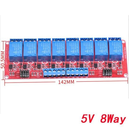 Module Optocoupleur 8 Canaux – Isolation De Signal, Conversion 12V à 3.3V, Pour Microcontrôleurs - 2