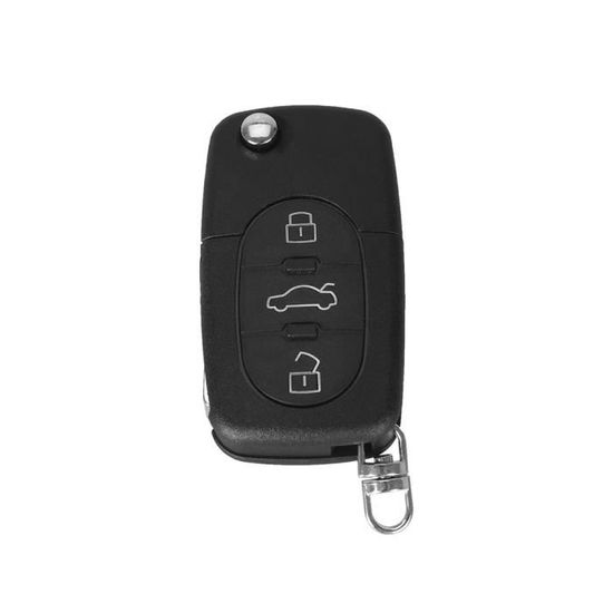 Coque De Remplacement Pour Télécommande Audi 3 Boutons + PANIC (A1, A3, A4, A5, A6, A8, TT, Q7) - Neuf