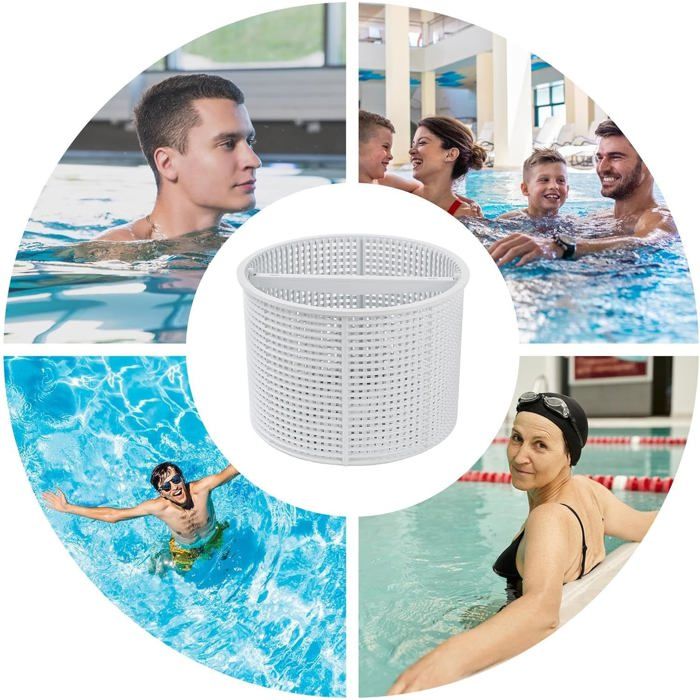 Panier Skimmer Piscine 19 Cm Avec Poignée – Panier D'Écumoire De Rechange En ABS Robuste