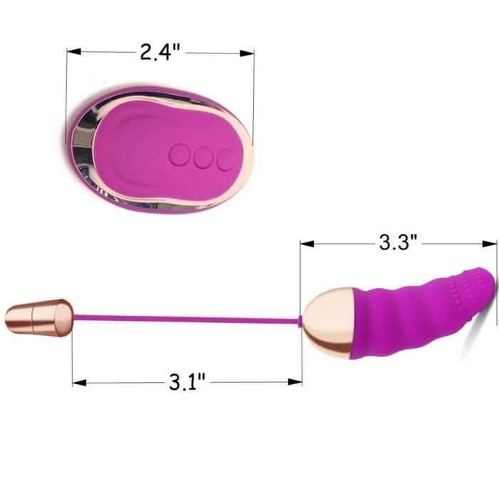 Vibromasseur Avec Télécommande Pour Femme - Rechargeable USB - Discret Et Puissant - Neuf Sous Emballage