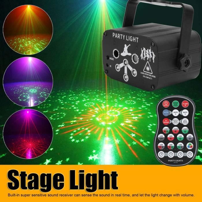 Lampe de scène Mini lampe laser USB avec télécommande LED Stage Flash KTV  Home Entertainment Lumières décoratives - Cdiscount TV Son Photo