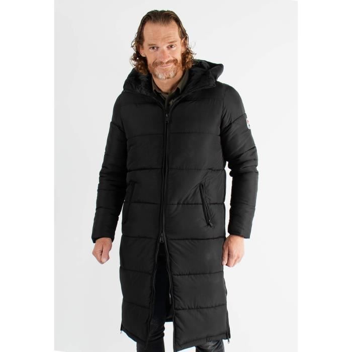 Paragoose Doudoune longue homme noir diego Noir - Vêtements Parkas