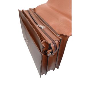Sacoche Ordinateur Katana En Cuir Marron - 15 Pouces - 5902