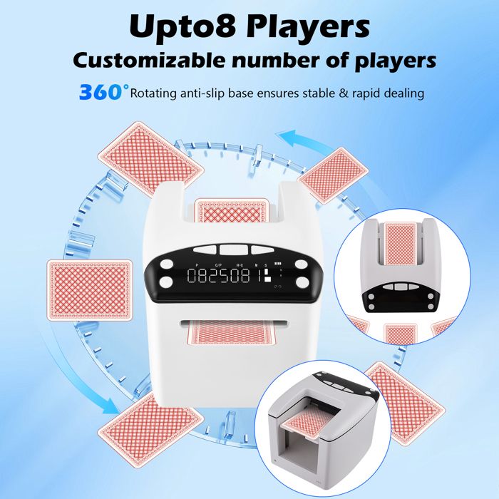 Mélangeur De Cartes Mélangeur Cartes électrique SKUTZTEK - 1-2 Jeux - Batterie 2600mAh - Silencieux 65dB - Auto/manuel Mélangeur Batterie 2600mAh Mélangeur De Cartes Mélangeur Cartes électrique SKUTZTEK - 1-2 Jeux - Batterie 2600mAh - Silencieux 65dB - Auto/manuel Mélangeur Batterie 2600mAh