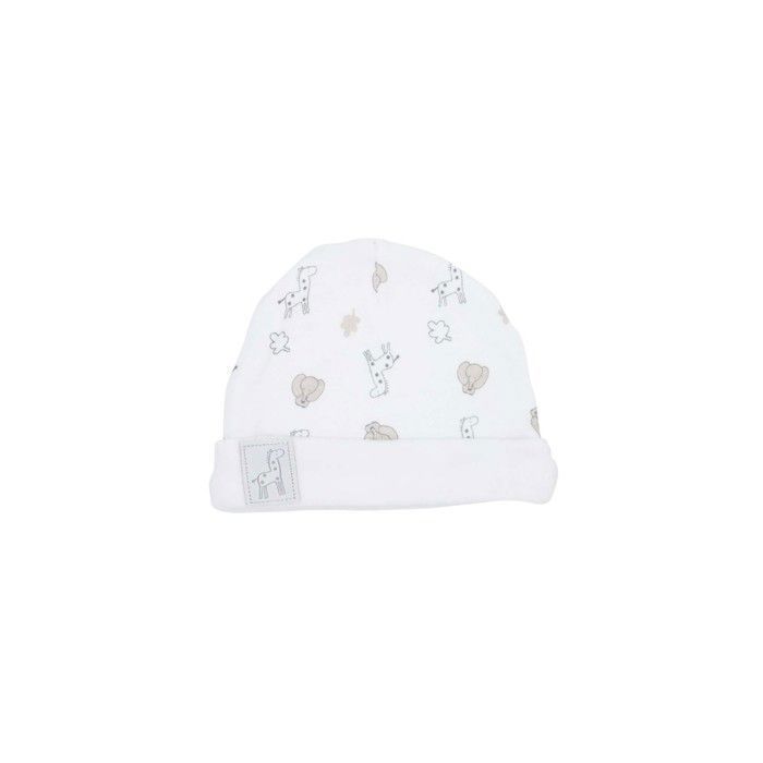Bonnet De Naissance Vintage – Blanc En Coton – Premier âge Bébé Mixte