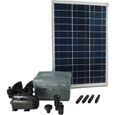 Ubbink Kit SolarMax 1000 et panneau solaire batterie et pompe 1351182 403740-0