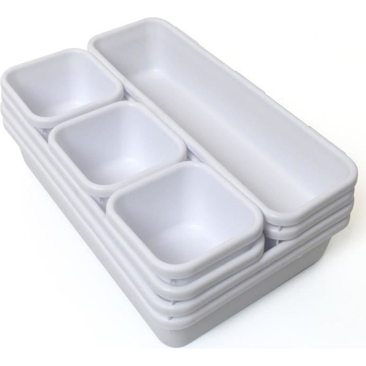 Igadgitz Home U7126 Lot Organisateur Tiroir Bac Tiroir Plastique Drawer Organizer Blanc Achat Vente Organisateur De Tiroir Igadgitz Home U7126 Lot Org Cdiscount