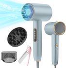 1001 PILES BATTERIES 2400W Professionnel Sèche Cheveux Ionique,Séchage Rapide Hair Dryer avec écran LCD,3 Températures 2 Vitesses Salon Sèche Cheveux