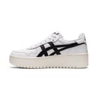 Basket Asics JAPAN S PF - Femme - Cuir - Blanc - Lacets
