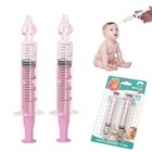 MAXLABER Seringue Nasale Bebe Mouche bébé Sans-BPA, Seringue Professionnelle, Irrigateur Nasale bébé 2pcs 10ml Rose