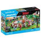 PLAYMOBIL 71827 Le banquet du village et personnage, Astérix, Personnages de la BD Astérix, 159 pièces, Dès 5 ans