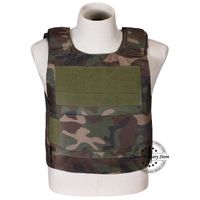 Camo boisé - Gilet tactique de l'armée américaine, porte-plaque, taille Molle, équipement d'assaut, Paintball
