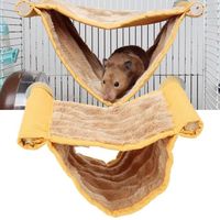Nid de hamster, hamac pour animaux de compagnie de nid chaud de cochon d'Inde, lit de hamac de petit animal nid Hamster Cage jouet