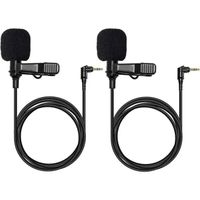 Hollyland Microphone Cravate Externe Filaire 3.5mm Omnidirectionnel pour Système de Microphone sans Fil Lark Max
