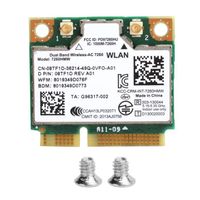 HURRISE Mini PCI‑E BT 4.0 Mini PCI‑E Carte Wifi Sans Fil Bi-bande Module Réseau BT 4.0 pour Intel 7260 informatique portable