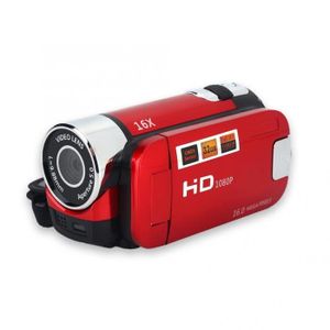CAMÉSCOPE NUMÉRIQUE Rouge-Caméscope numérique 720P Full HD 16MP, camér