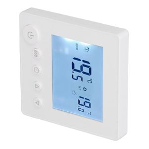 THERMOSTAT D'AMBIANCE Thermostat Intelligent AKOZON - Affichage LCD - Contrôle de Température - Objet Connecté - Blanc