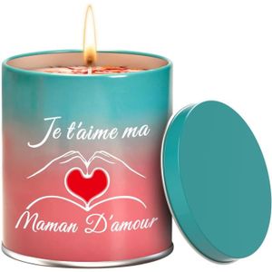 BOUGIE DÉCORATIVE Cadeau Maman Original Bougie Parfumées Cadeau Femm