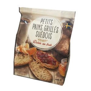 BISCOTTES Petits pains grillés suédois - paquet 225g