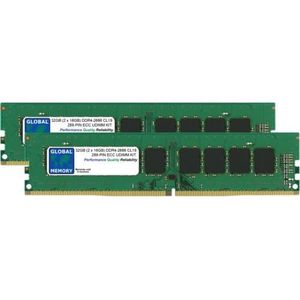 MÉMOIRE RAM 32Go (2 x 16Go) DDR4 2666MHz PC4-21300 288-PIN ECC