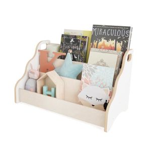 ÉTAGÈRE - BIBLIOTHÈQUE MAMOI® Bibliothèque meuble de rangement pour enfant, Petite bibliotheque murale, Etagere livre et meuble pour chambre de bebe