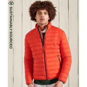 VESTE DE SPORT Veste matelassée Superdry Mountain - Orange vif - 