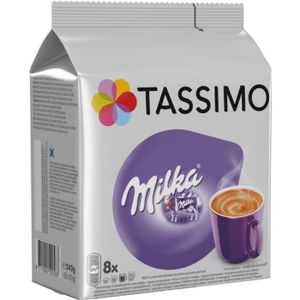 Senseo Senseo Milka Chocolat 80 Dosettes (lot de 10 x 8), Violette, 8 Unité  (Lot de 10)