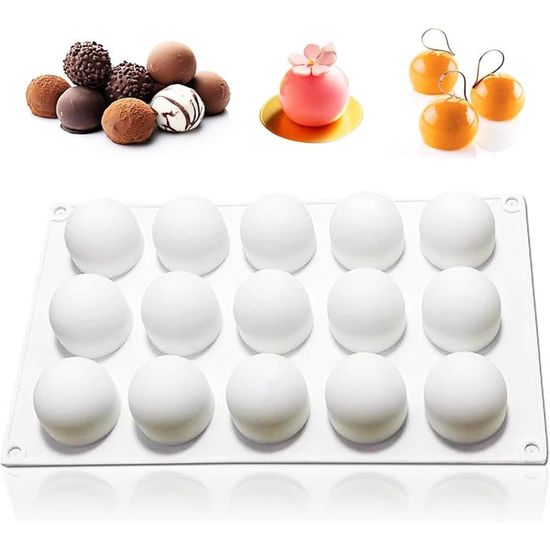 Moule En Silicone Forme Chouette – Pour Chocolat, Glace, Savon – Dimensions 19,5x15x1,5 Cm – Résistant Au Four Et Au Froid (–40°C à +230°C)